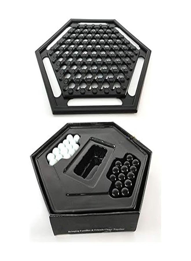 lycss Chess Sets Board Game - Abalone Family Strategy Game for Adult, Desktop Home Marble Chess Game Set for Intellectual Development, Table Games & Party Fun - Image 4